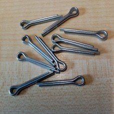 Split Pins Cotter Lock Retaining Pin Steel Zinc plated 4mmx 25mm - iOS 1234 pack of 10 SC156H1